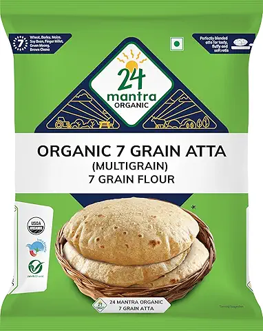 24 Mantra Organic  7 Grain Multigrain Atta 1kg