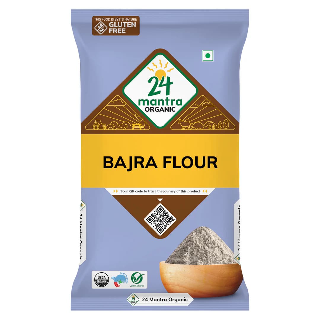 24 Mantra Organic Bajra Flour 500g