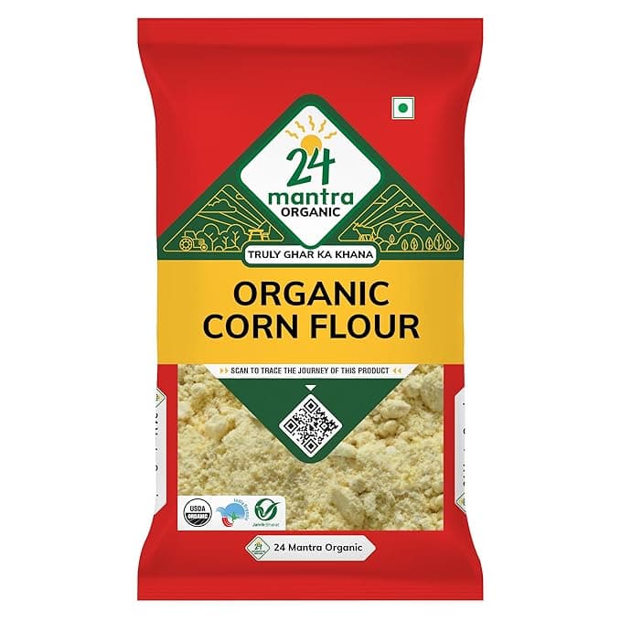 24 Mantra Organic Corn Flour, 500g