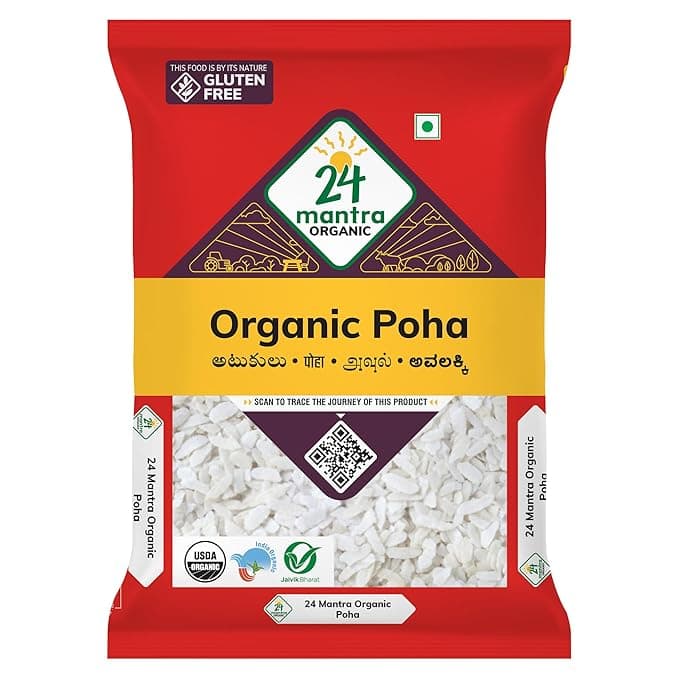24 Mantra Organic Thin Poha 500g