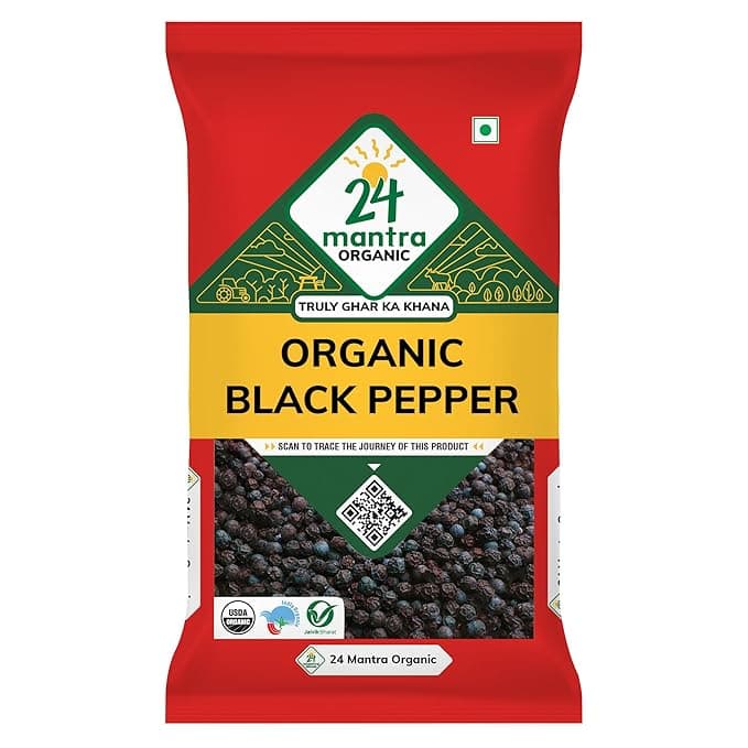24 Mantra Organic Black Pepper 100g