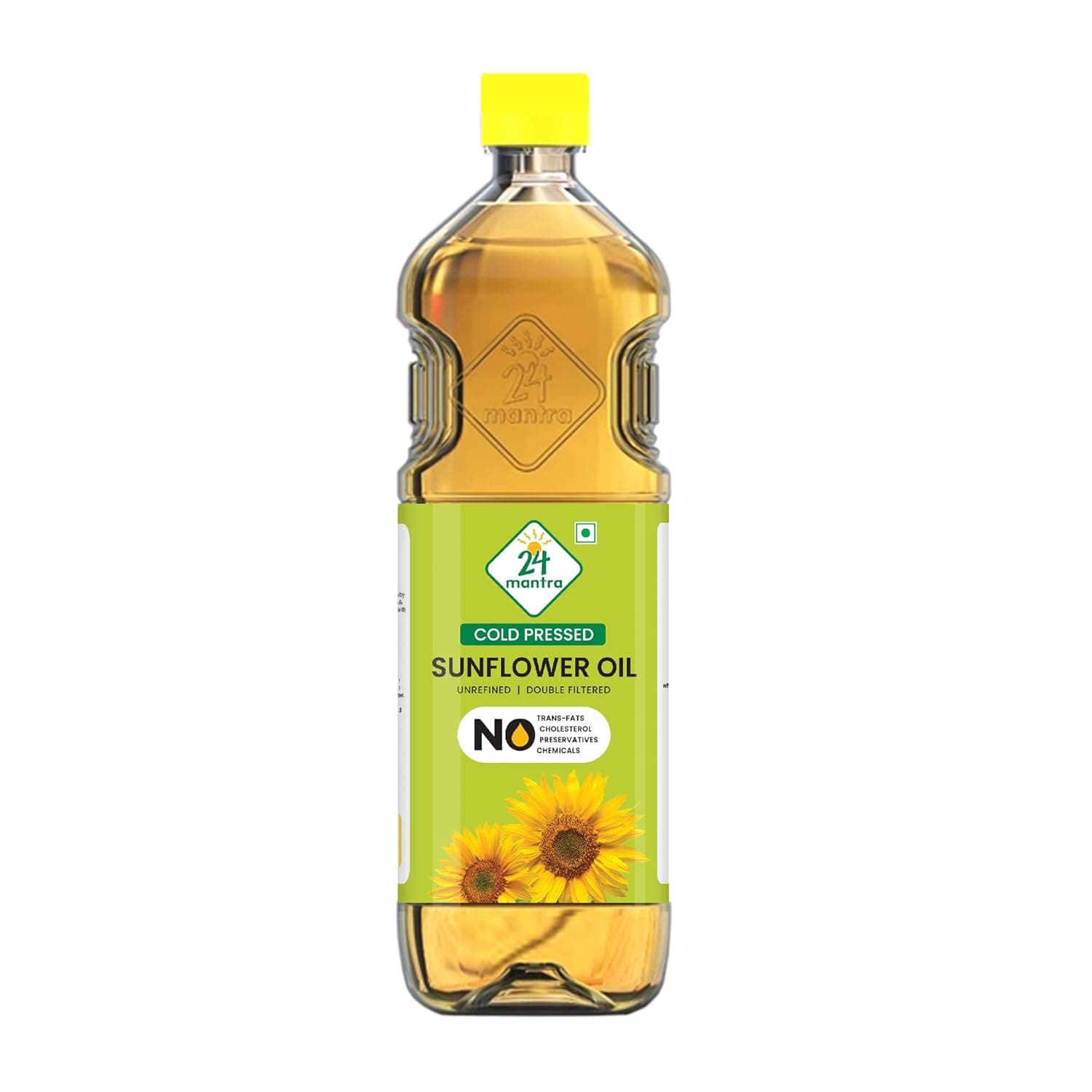 24 Mantra Organic Expeller Pressed Sunflower Oil 1Litre