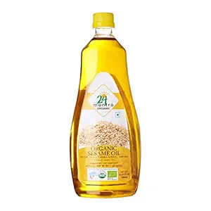 24 Mantra Organic Cold Pressed Sesame Oil, 1 Liter