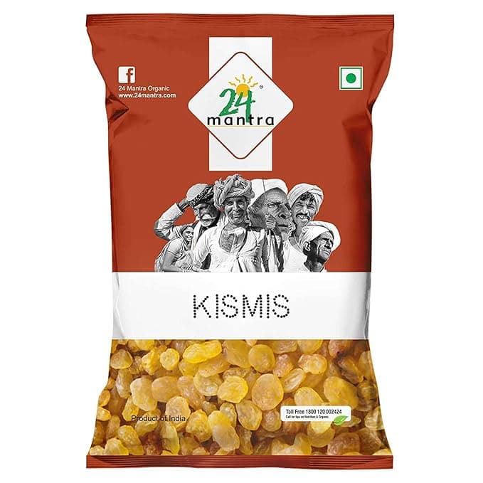 24 Mantra Golden Kismis/Raisins - 100gms