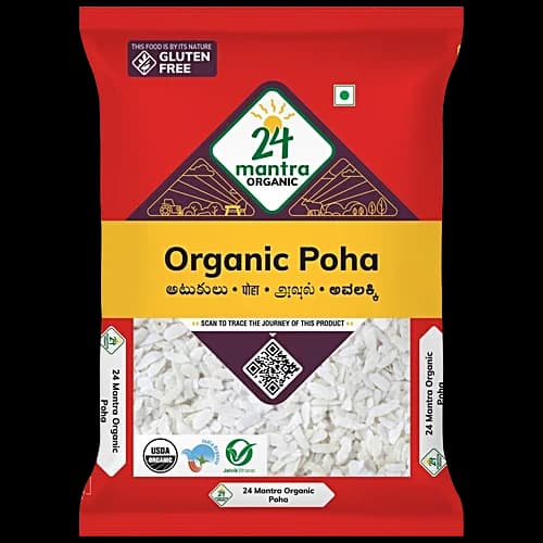 24 Mantra Organic Poha, 500 g