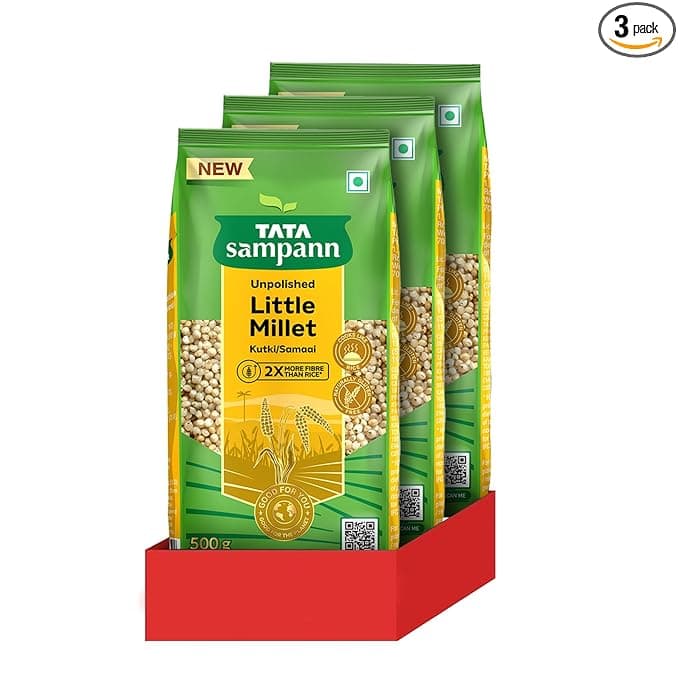 Tata Sampann Unpolished Little Millet, 500 g (Pack Of 3)