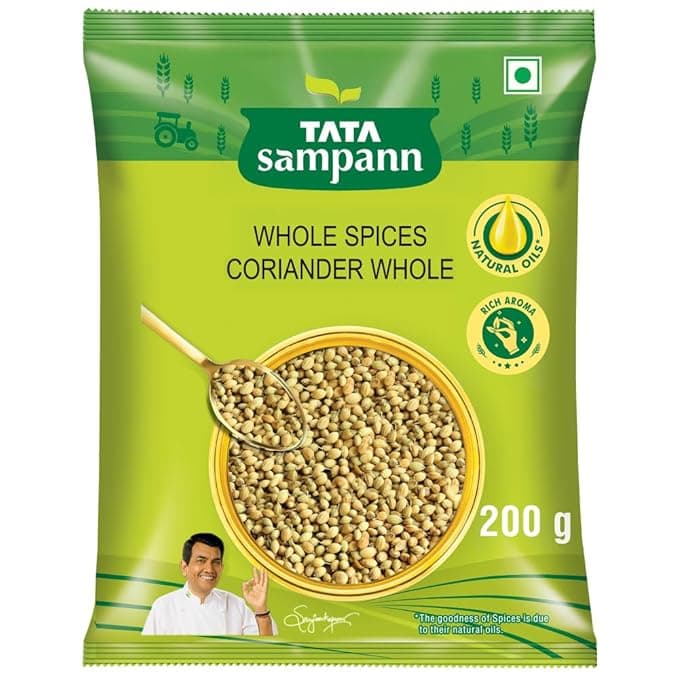 Tata Sampann Coriander Whole (Dhaniya) 200g