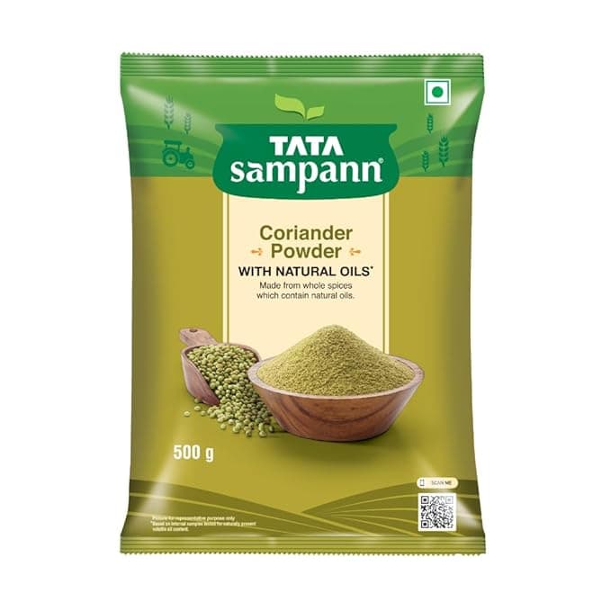 Tata Sampann Coriander Powder With Natural Oils, 500g, Dhania Powder