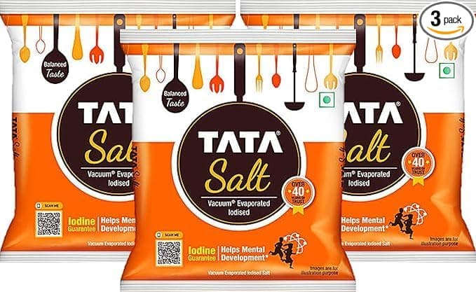 Tata Salt, 1kg (Pack of 3)