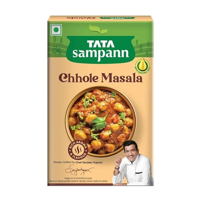 Tata Sampann Chhole Masala with Natural Oils, 100g