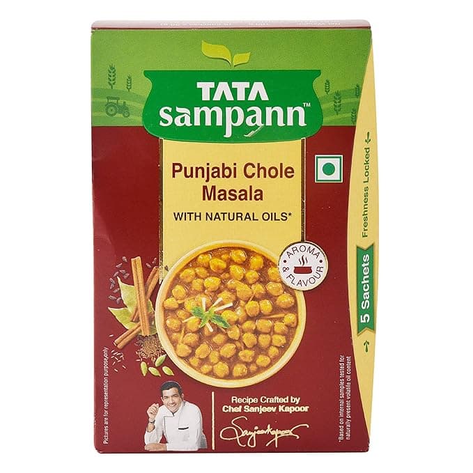 Tata Sampann Punjabi Chole Masala Powder, 100 gm Box