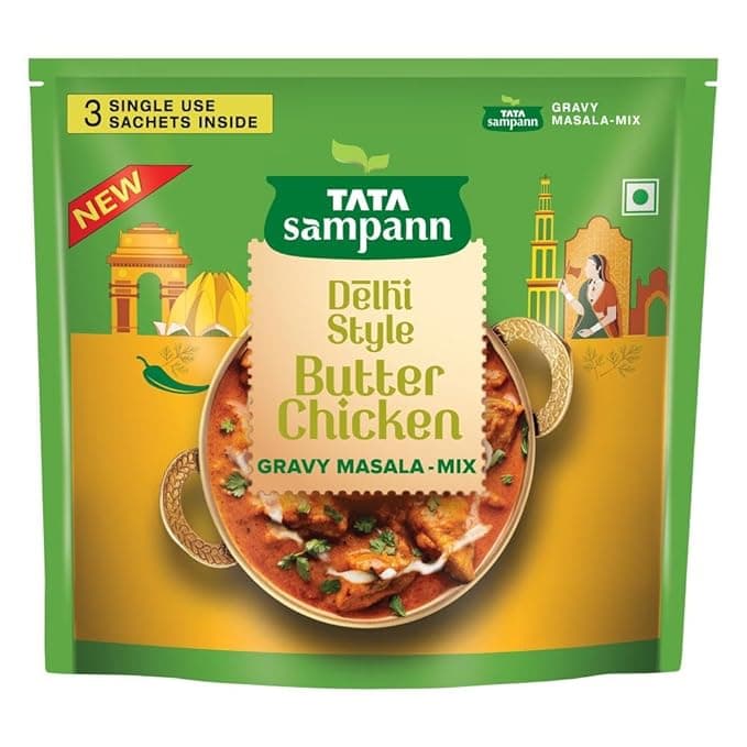 Tata Sampann Delhi Style Butter Chicken Gravy Masala Mix, 45 g
