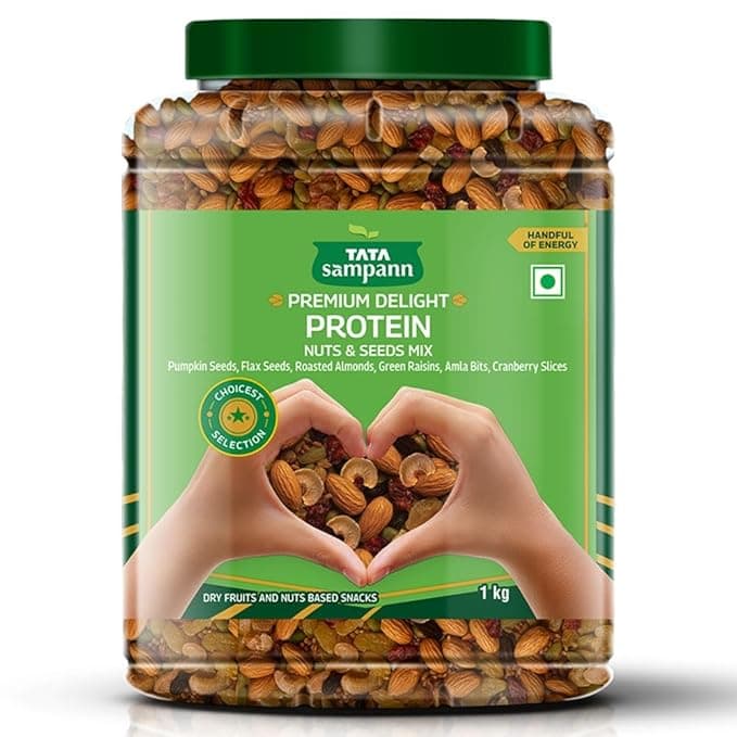 Tata Sampann Premium Delight Protein Nuts & Seeds Mix, 1kg