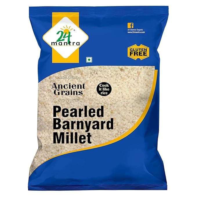 24 Mantra Organic Unpolished Millets Barnyard Millets 1kg