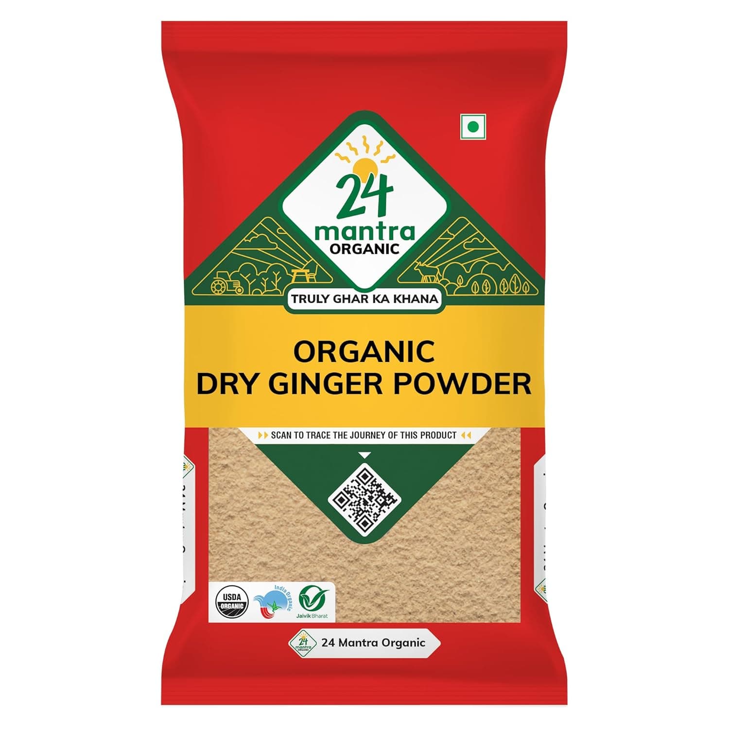 24 Mantra Organic Dry Ginger Powder-50gms